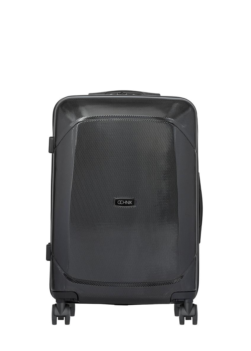 Medium suitcase on wheels WALPC-0014-99-24(W26), front product view on white background.