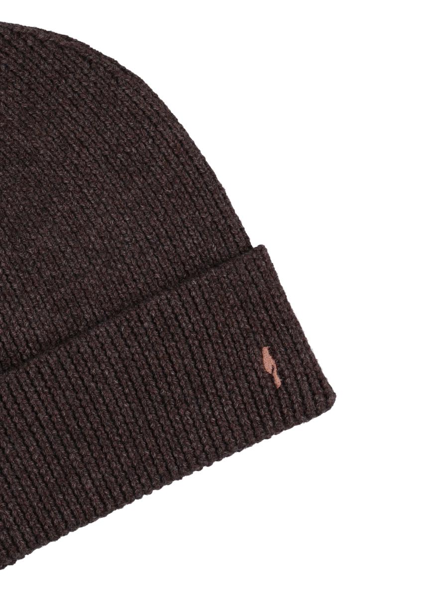 Dark brown men's hat CZAMT-0084-1I(Z26)