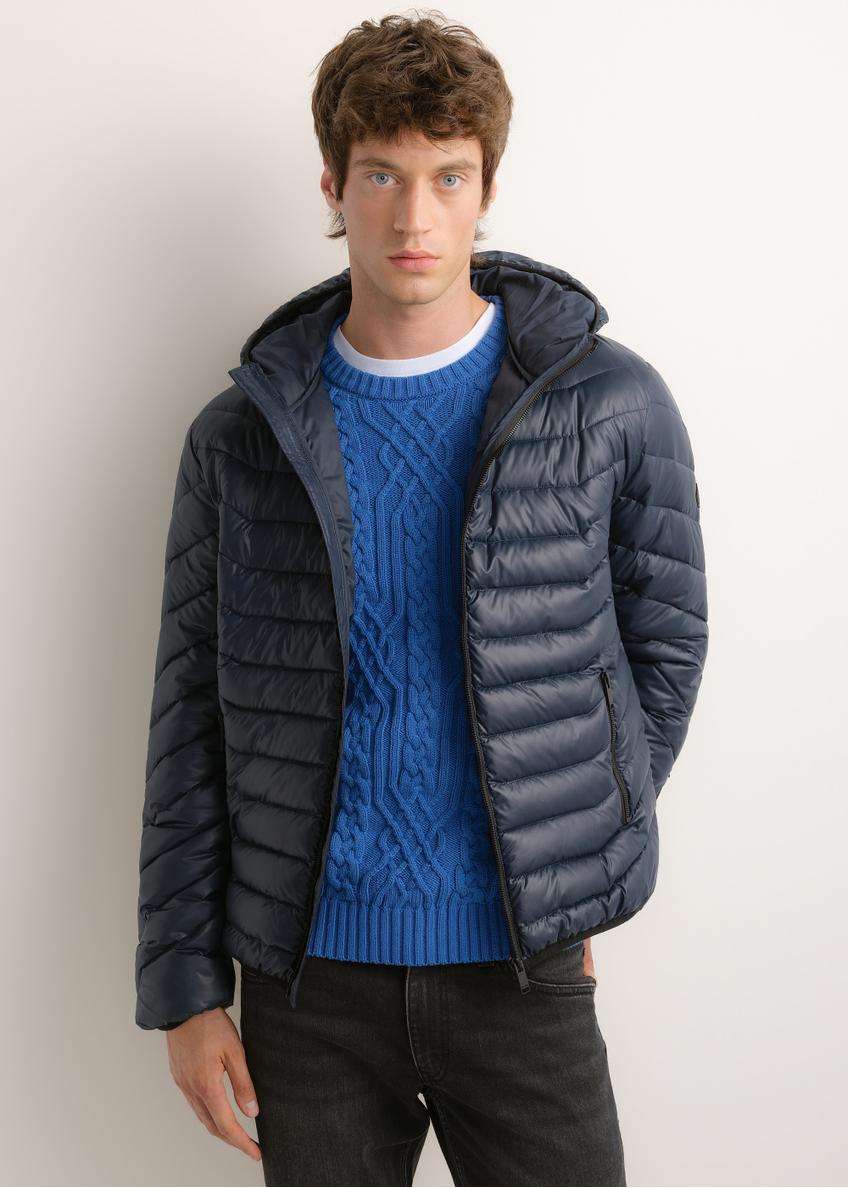 Men's navy blue jacket KURMT-0380-7E(Z26)