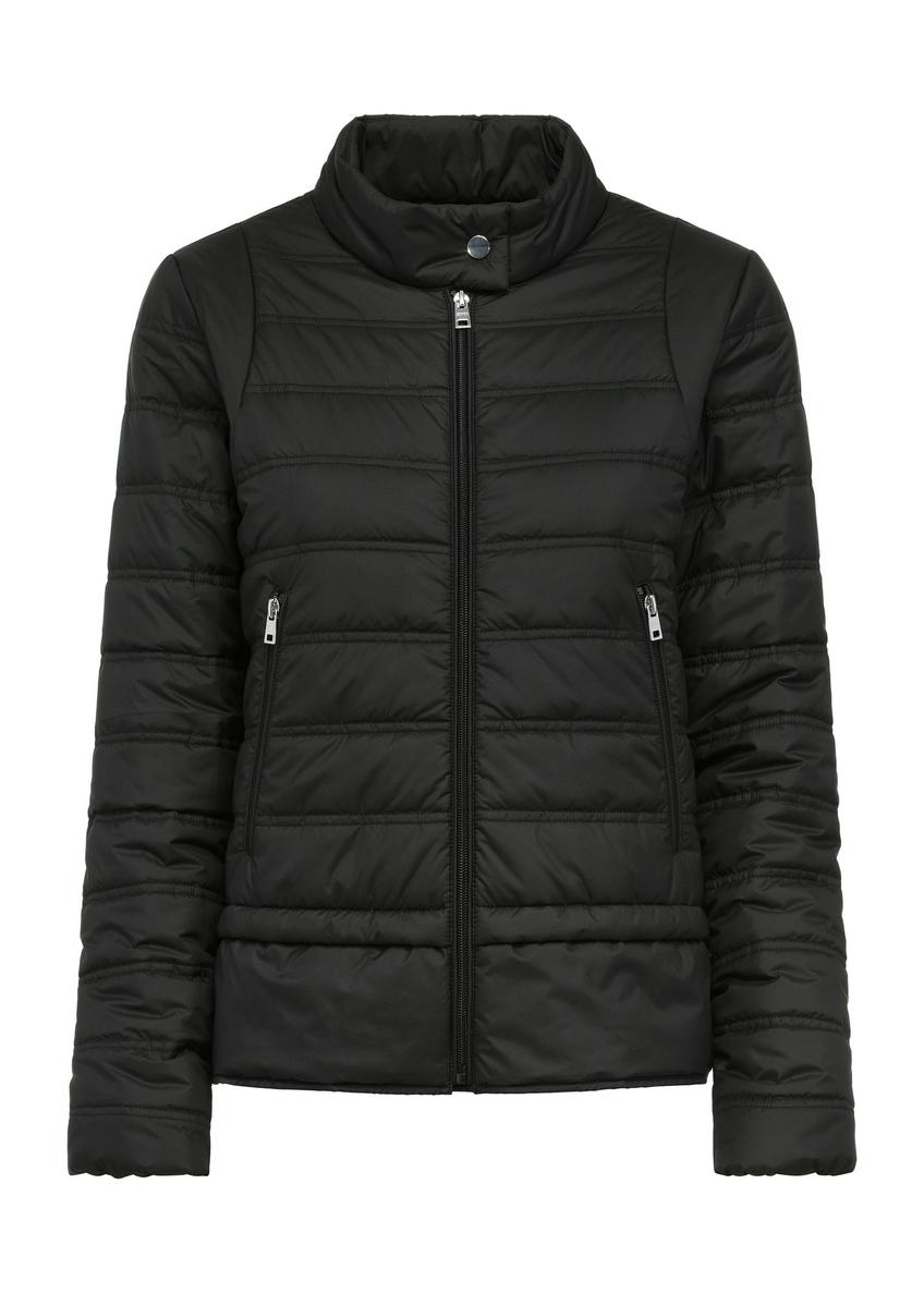 Black transitional women's jacket KURDT-0500-99(W25)