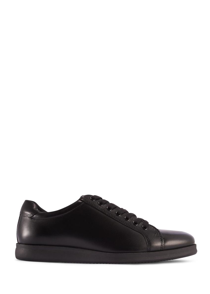 Black leather men's shoes BUTYM-0513-99(Z25)