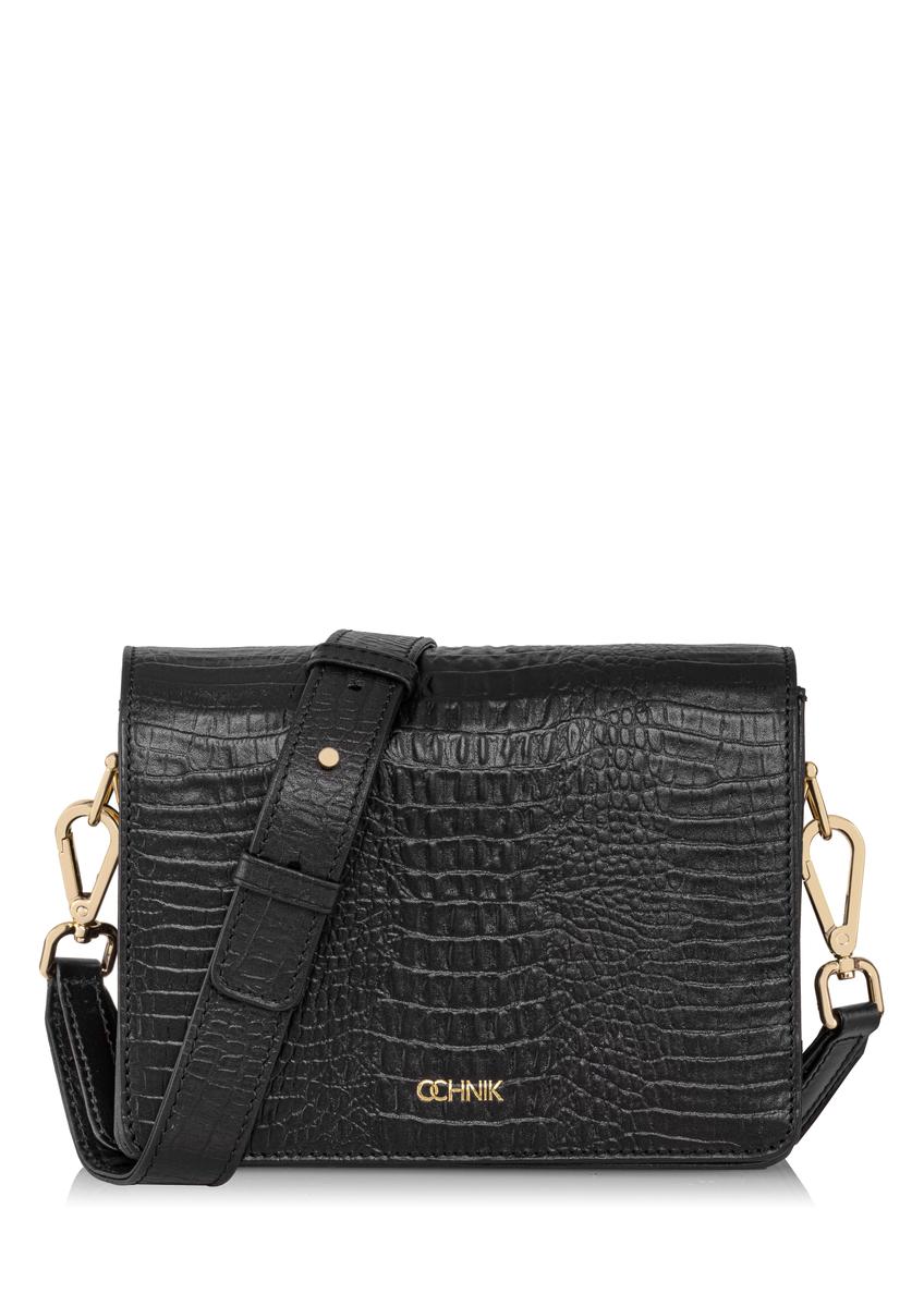 Women's leather postbag TORES-0643A-99(W24)-08