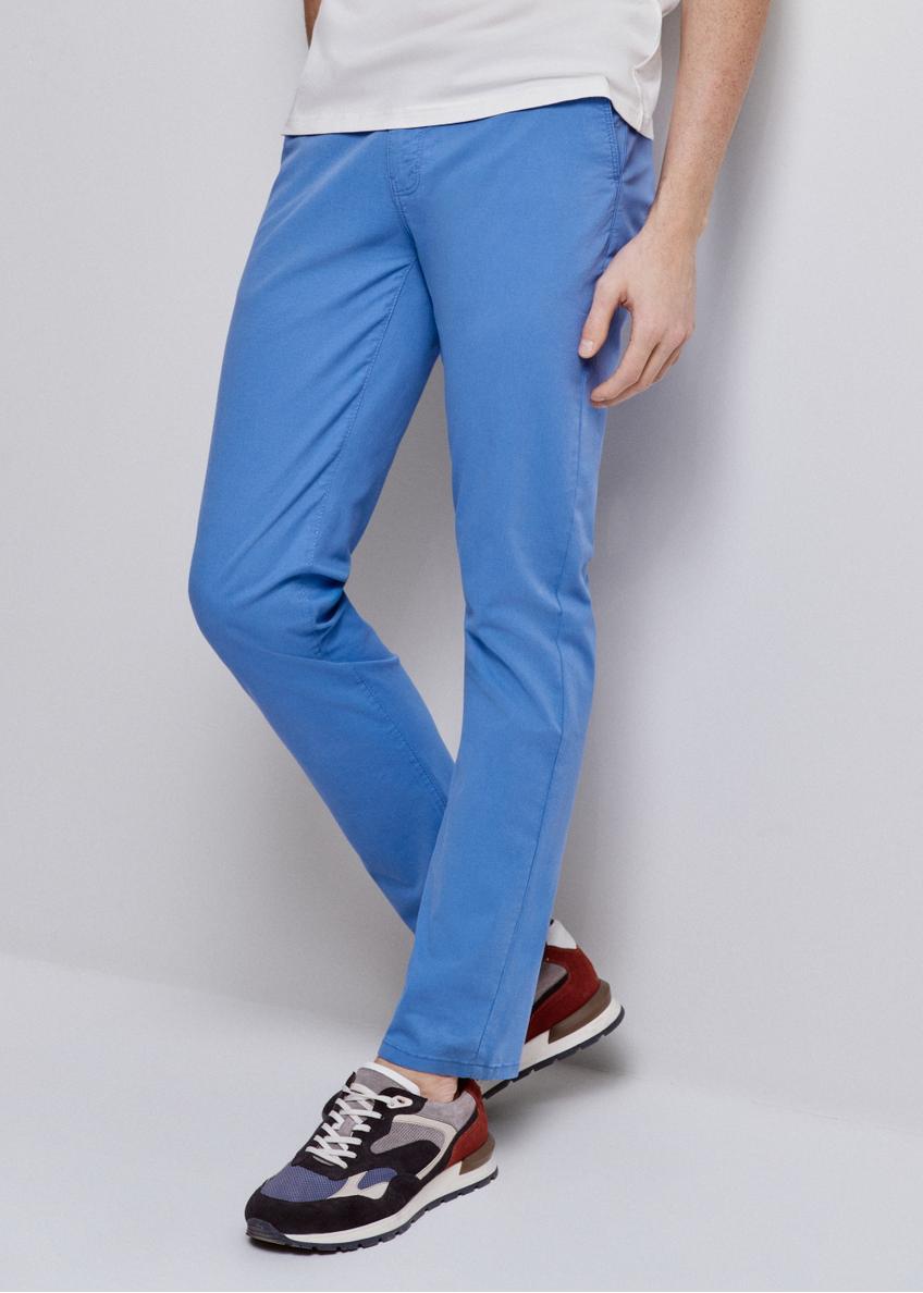 Blue men's pants SPOMT-0097-61(W24)-01