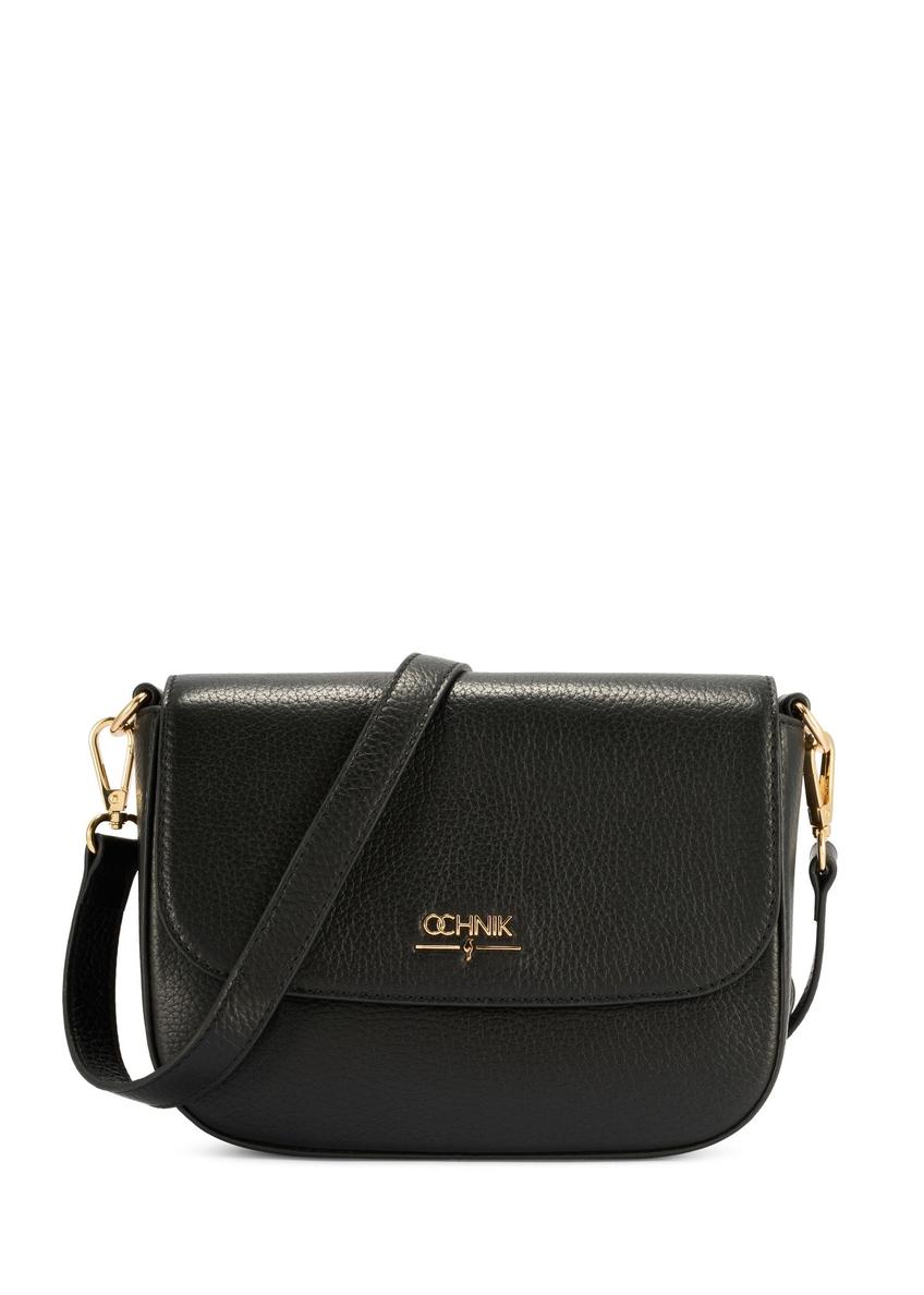 Black women's messenger bag TORES-1282-9I(W26) - front product view, on a white background.