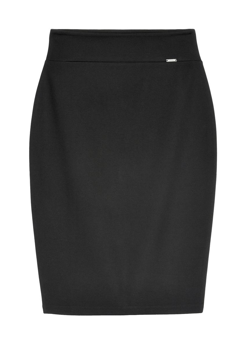 Women's black pencil skirt SPCDT-0092-99(Z26)