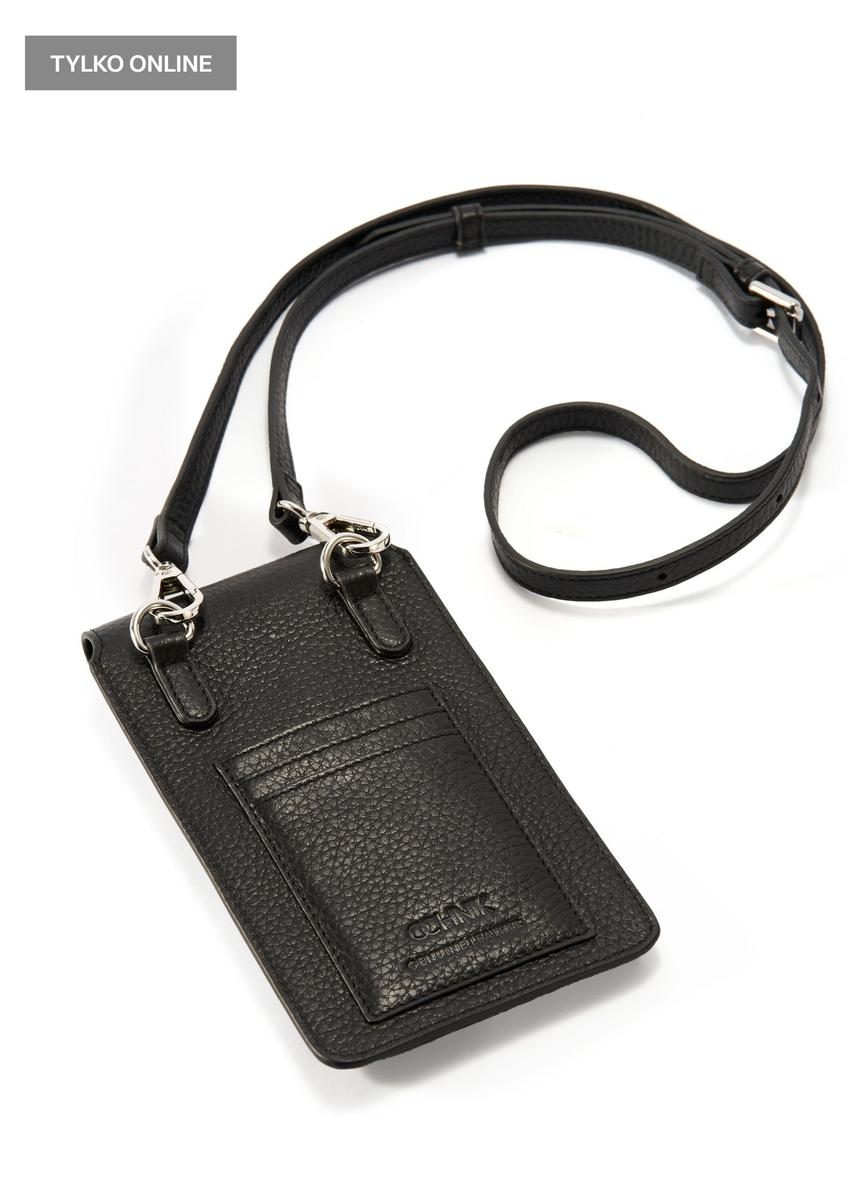 Black leather women's bag TORES-0987C-99(W25)