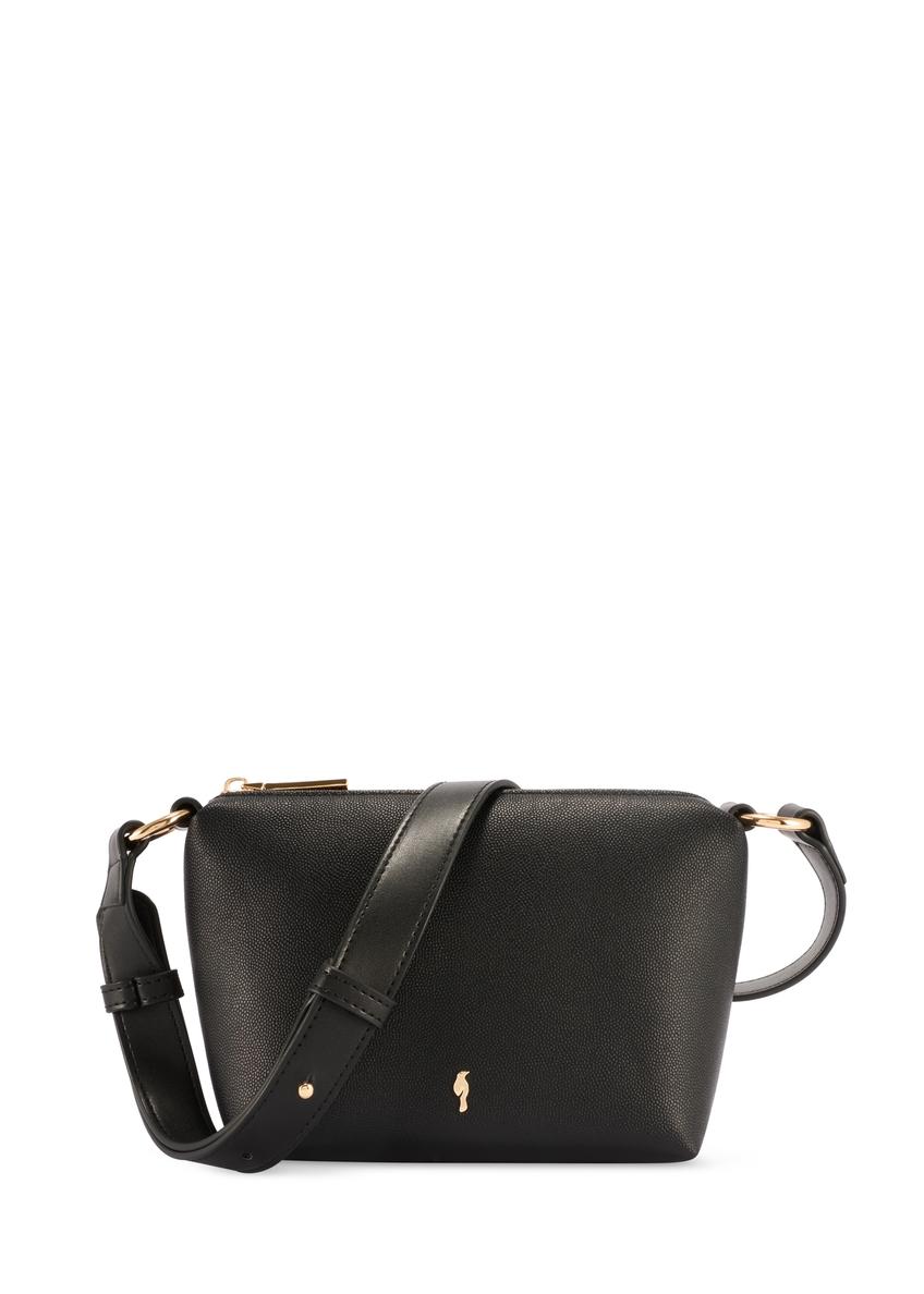 Small black unpadded handbag for women TOREC-0882-99(W26)