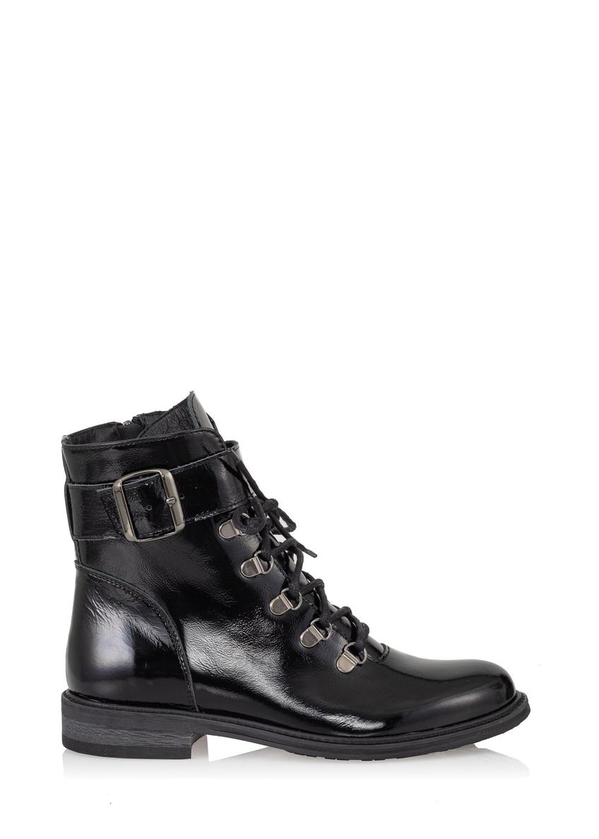 Women's lacquered leather boots BUTYD-0840B-99(Z23)-08