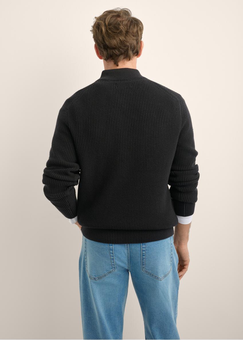 Black men's sweater SWEMT-0175-99(Z26)