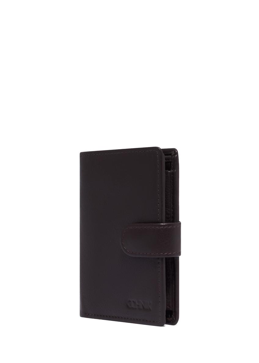 Brown leather men's wallet PORMS-0704-1H(Z26)