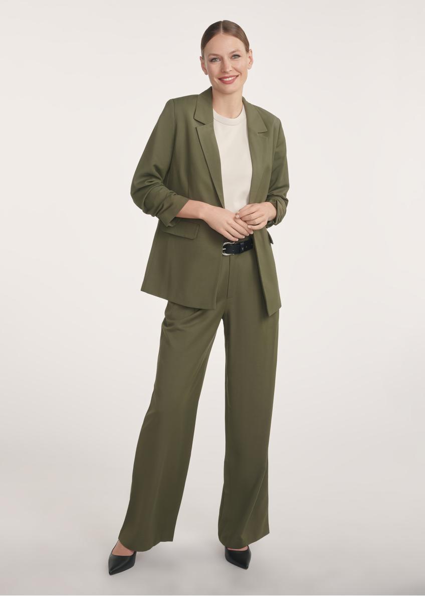 Women's khaki blazer ZAKDT-0043-55(Z25)