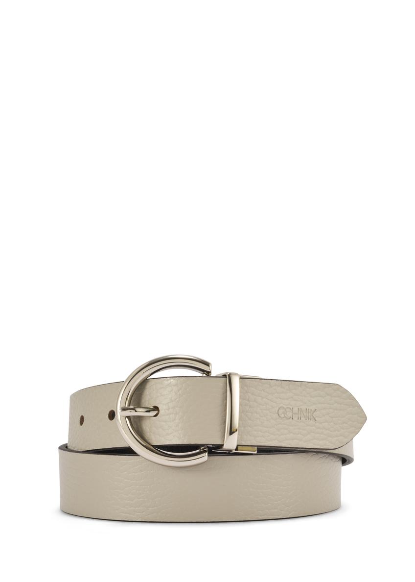 Reversible black and gray women's belt PASDS-0175B-92(Z25)
