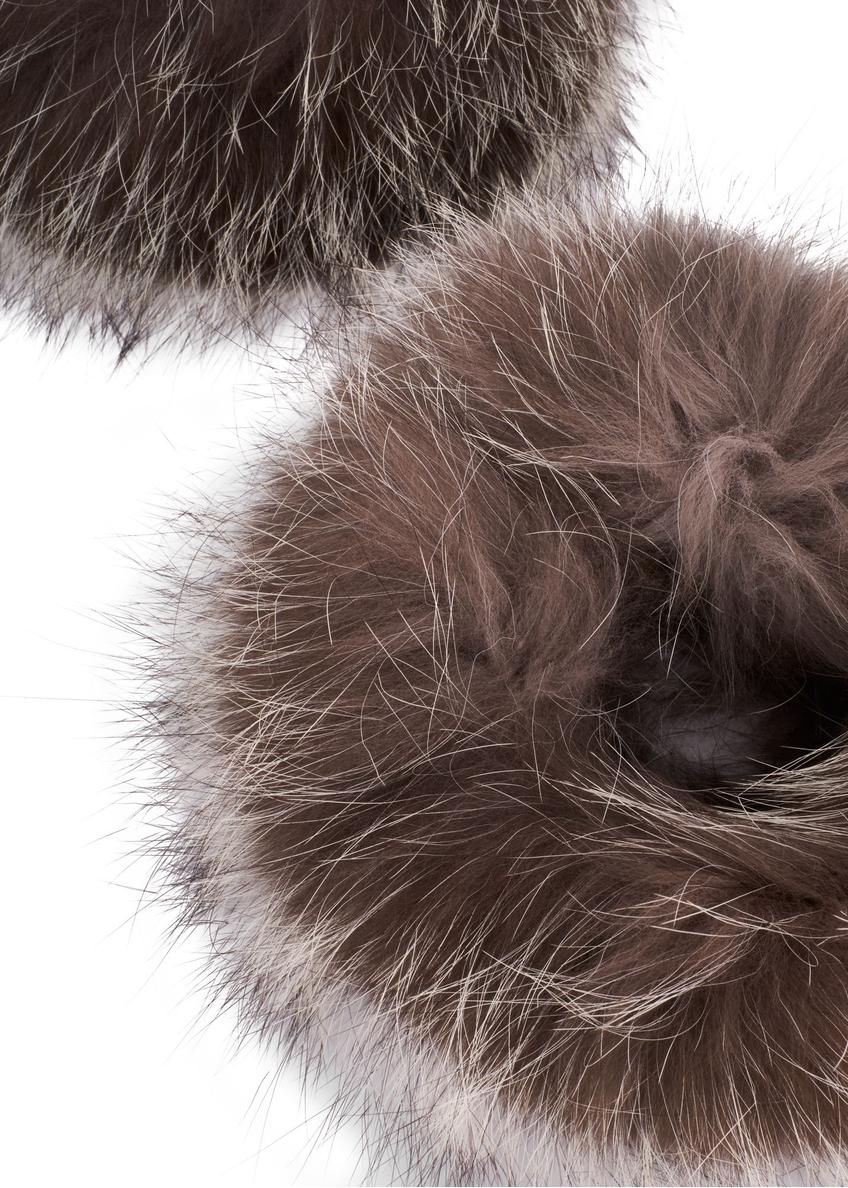 Natural fox fur cuffs MANDF-0005-1L(Z26)