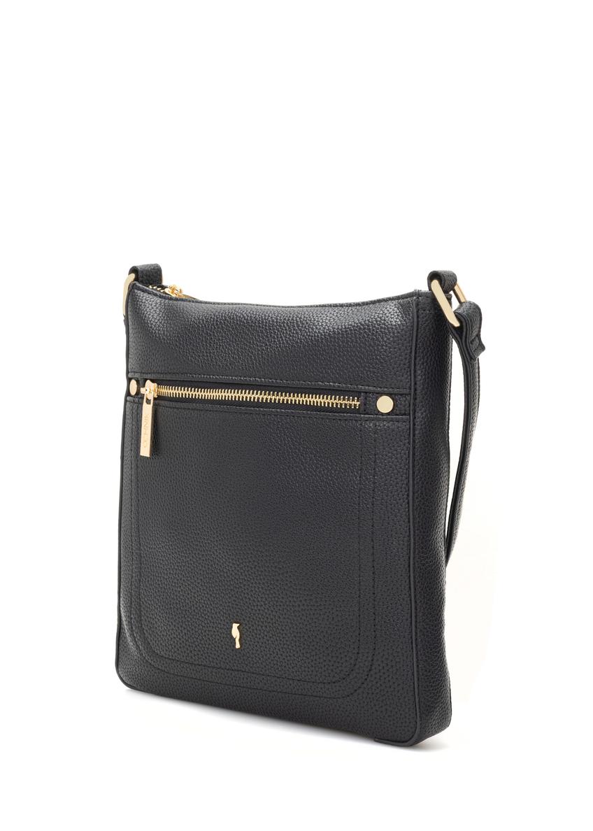 Black women's imitation leather messenger bag TOREC-1177-99(W26)