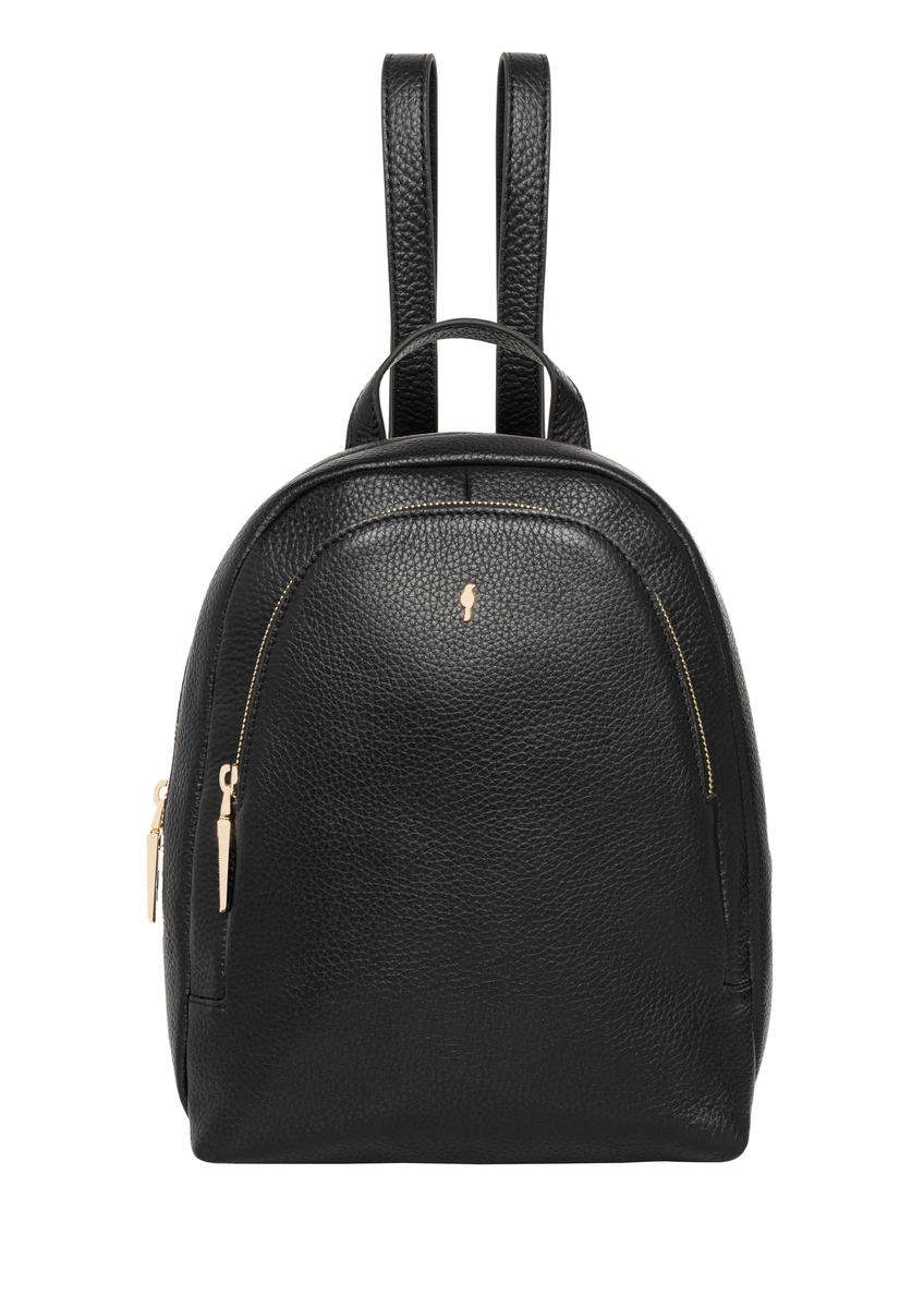 Black leather women's backpack TORES-1355-9I(Z26)