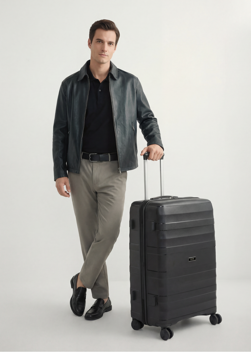 Large suitcase on wheels WALPP-0024-99-28(W26)