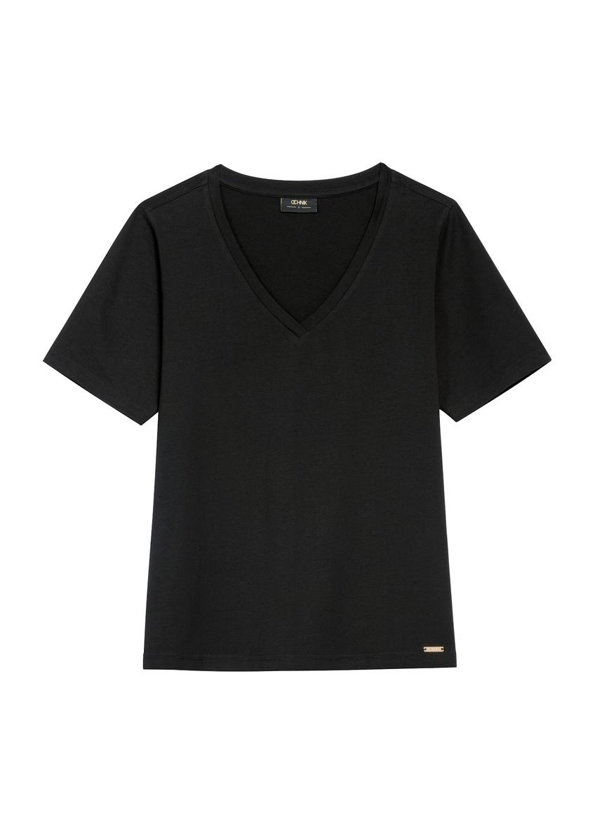 Black Women's Basic T-shirt TSHDT-0120-99(W26)