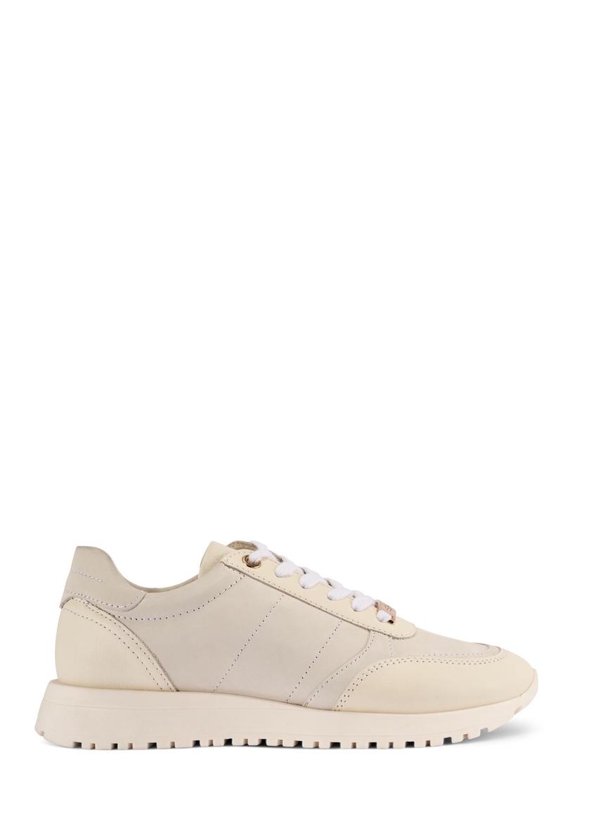 Cream leather women's sports shoes BUTYD-1099-11(Z25)
