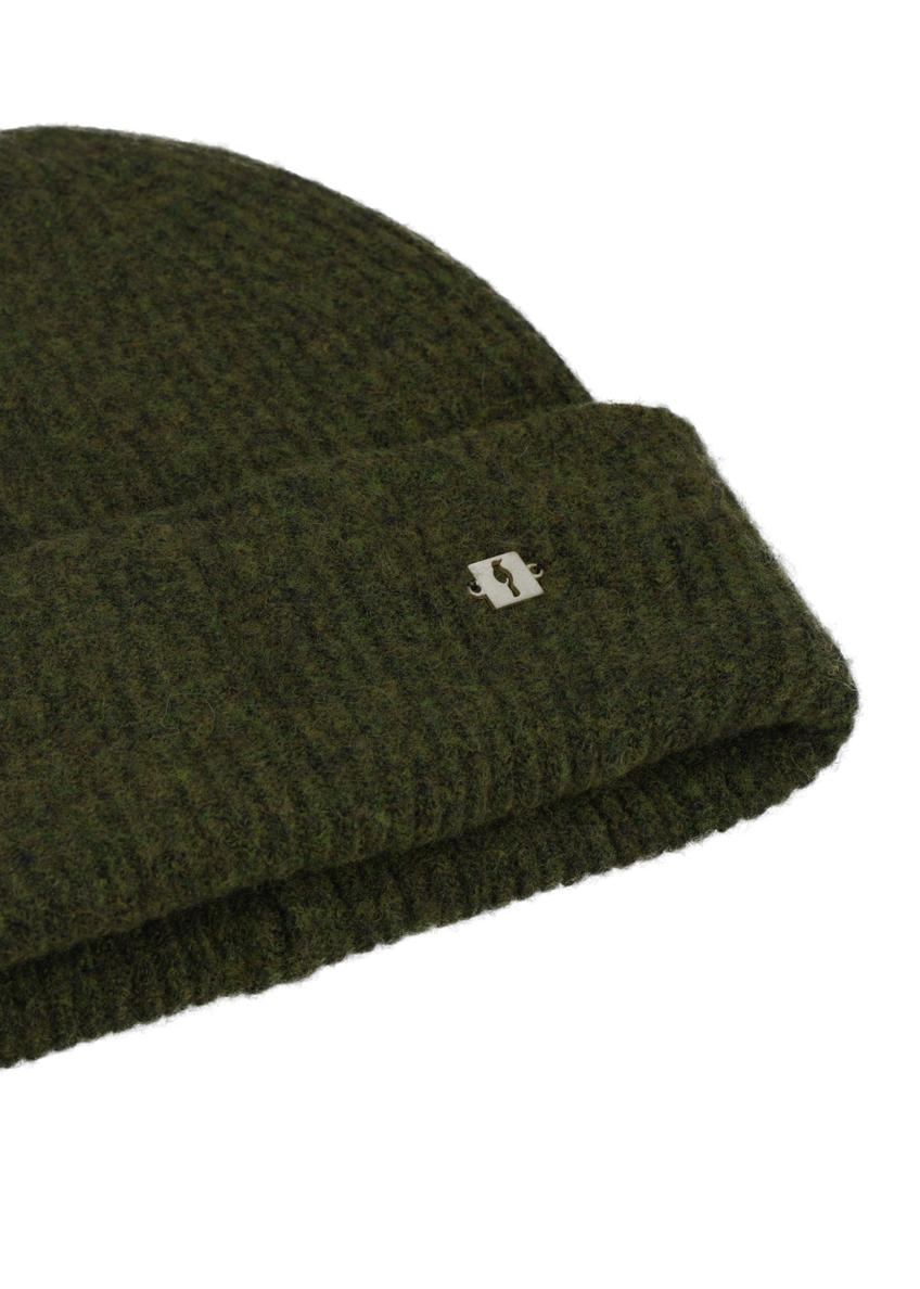 Women's olive wool blend hat CZADT-0201-8E(Z26)