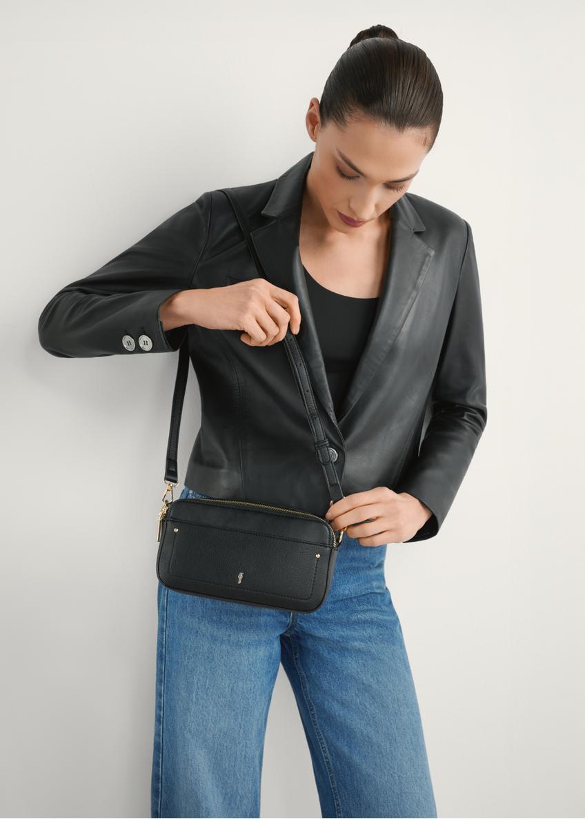 Small black women's handbag TOREC-1173-99(W26)