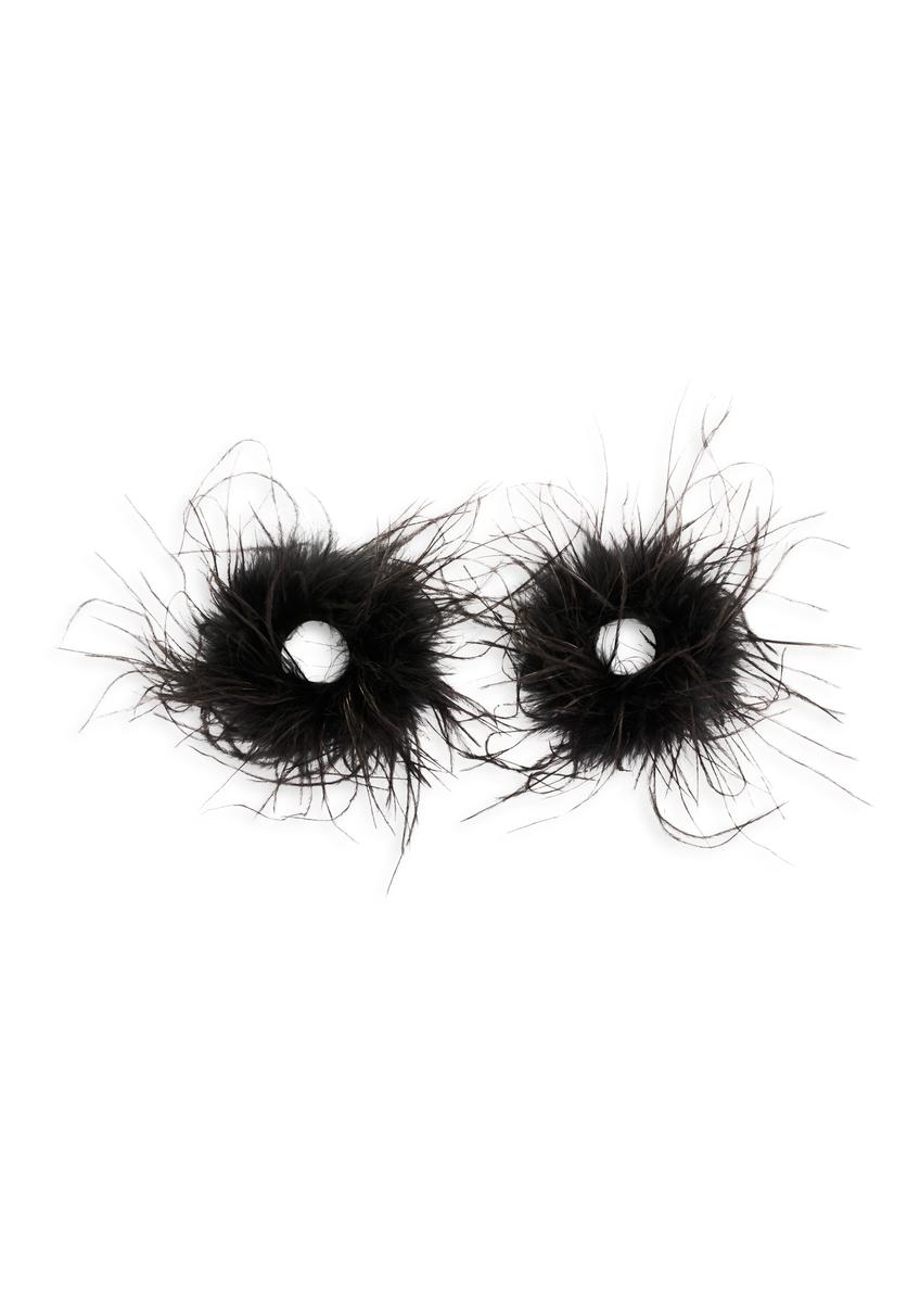 Natural feather cuffs MANDF-0004-99(Z25)