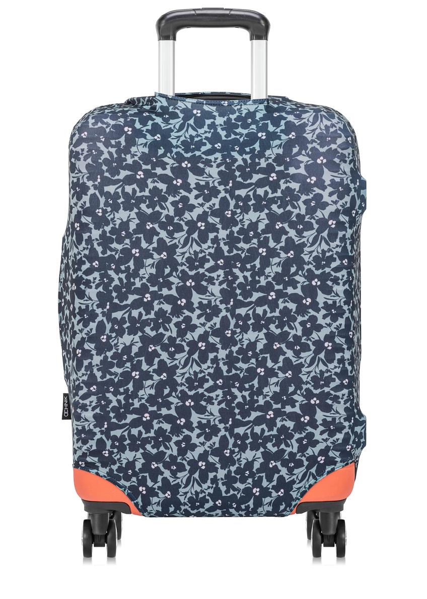Medium suitcase cover with flowers AW-013-0004-15-M(W25)