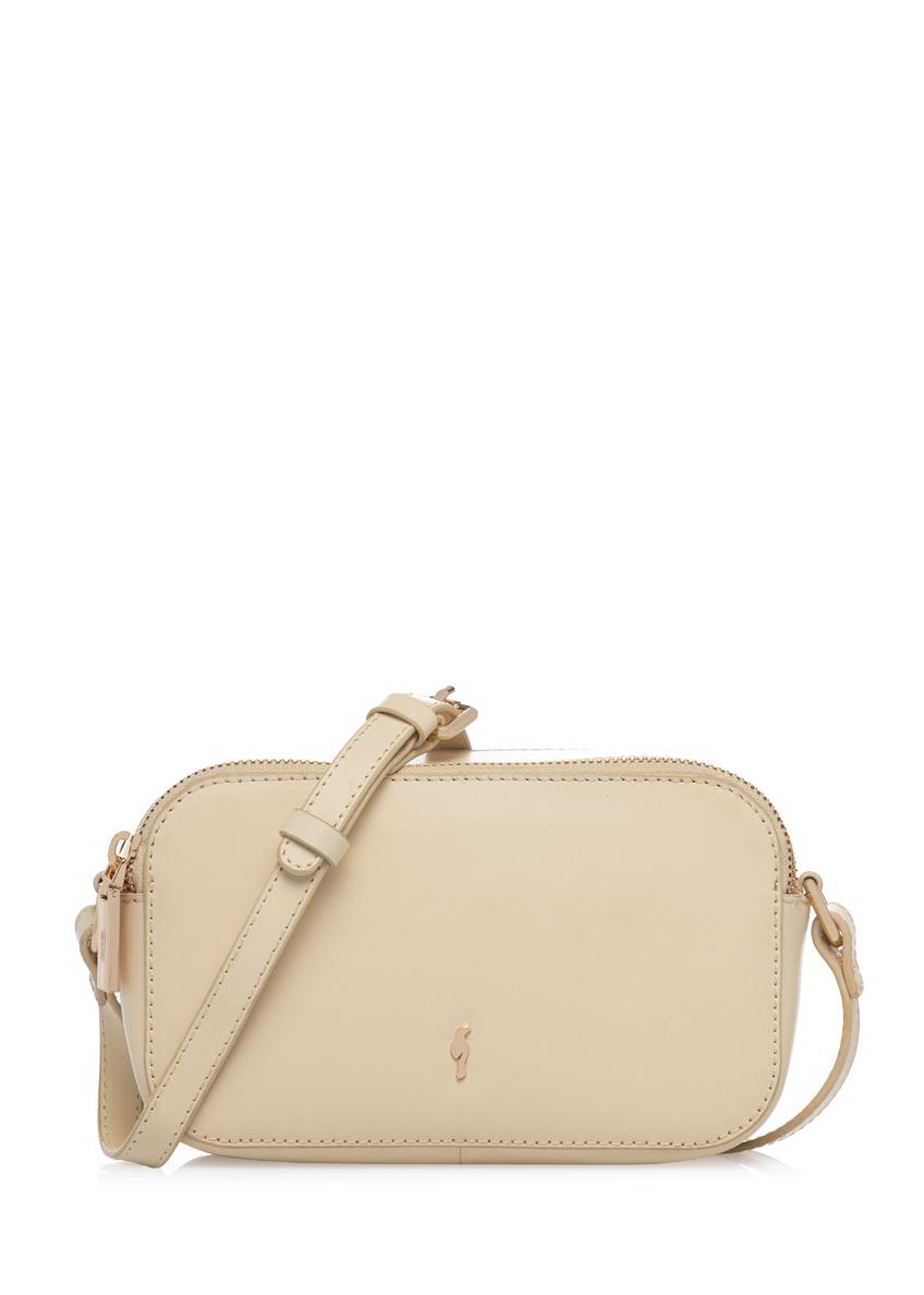 Light yellow leather women's handbag TORES-1289-2A(W26)