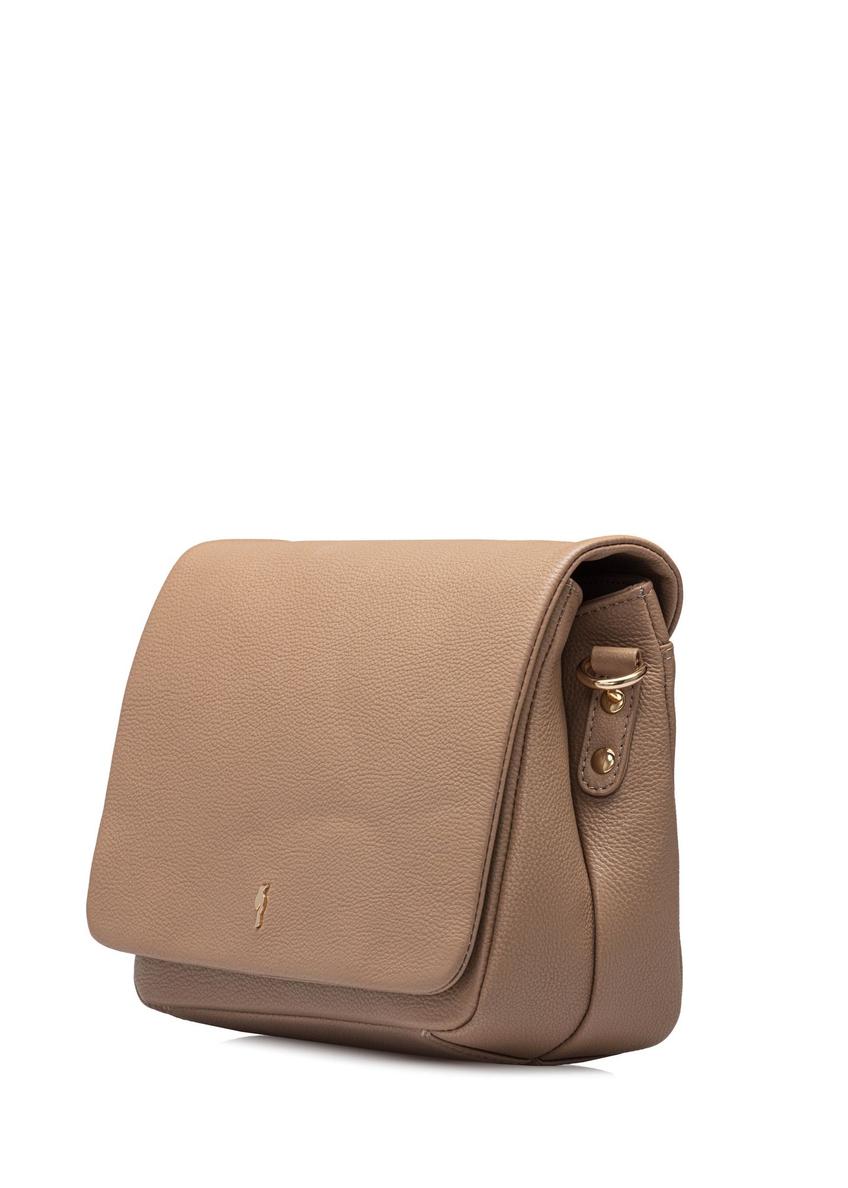 Beige leather women's handbag TORES-0911D-81(W25)