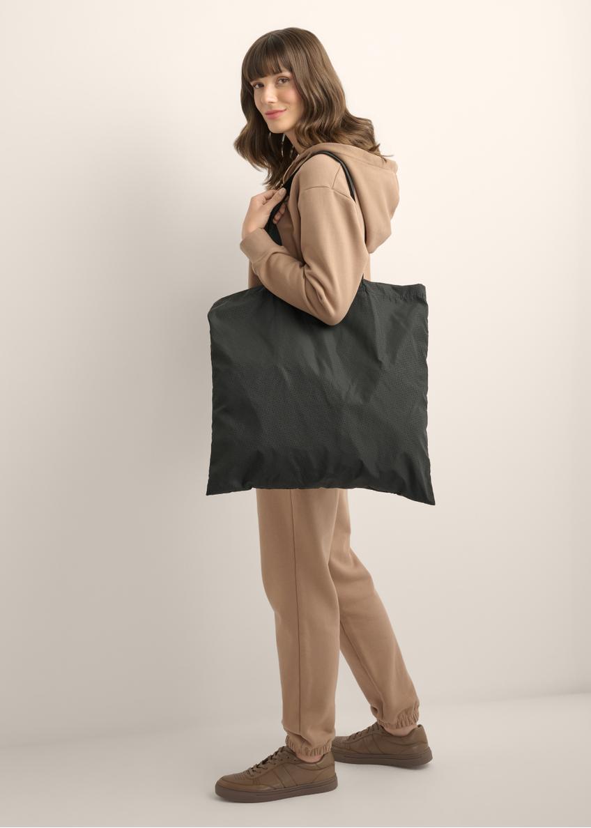 Soft black bag TOREN-0361-9P (Z26)
