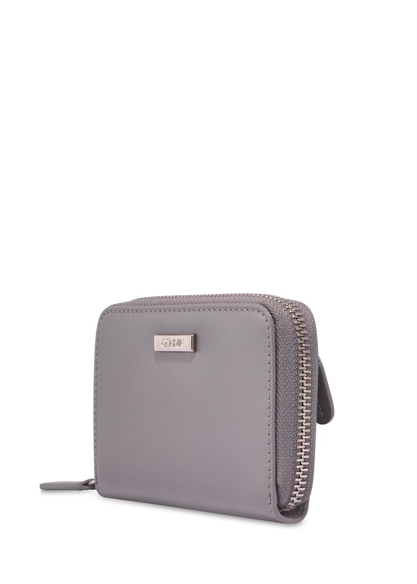 Graphite Medium Leather Women's Wallet PORES-1023-9D(Z26)