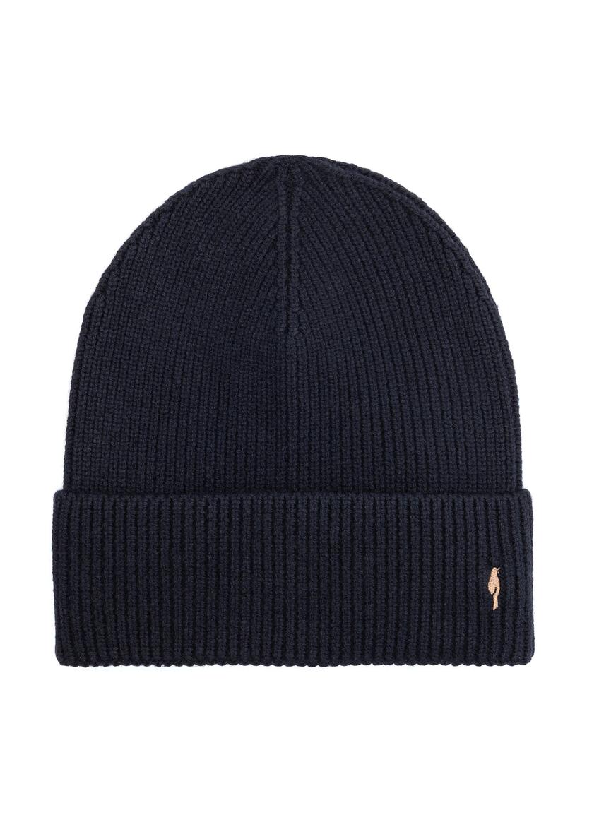 Dark navy blue men's cap CZAMT-0084-68(Z25), front product view on white background.