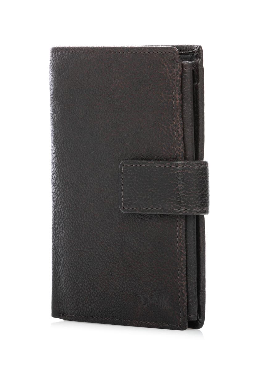 Men's brown leather wallet PORMS-0686-1I(W26)
