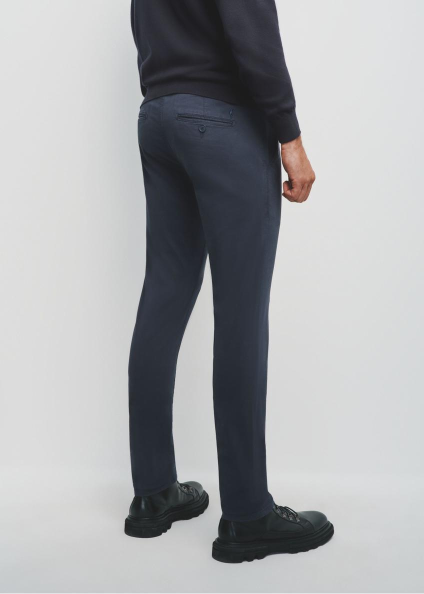 Navy blue men's pants SPOMT-0103-68(Z24)