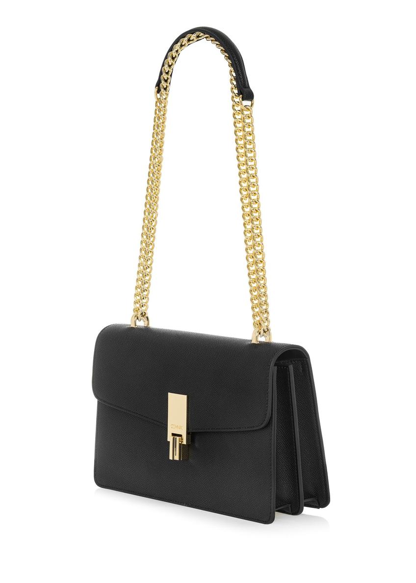 Black women's handbag on a chain TOREC-1023-99(W25)