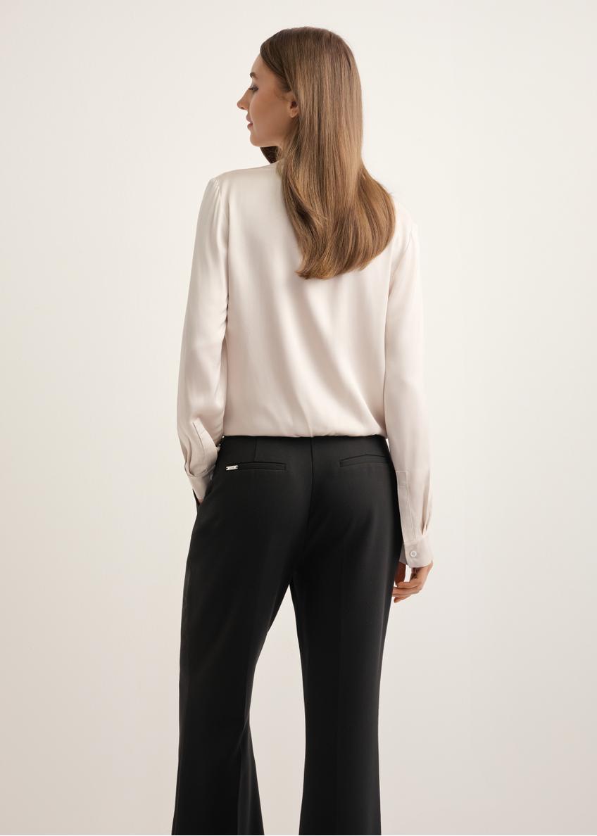 Cream women's viscose blouse BLUDT-0216-1A(Z26)