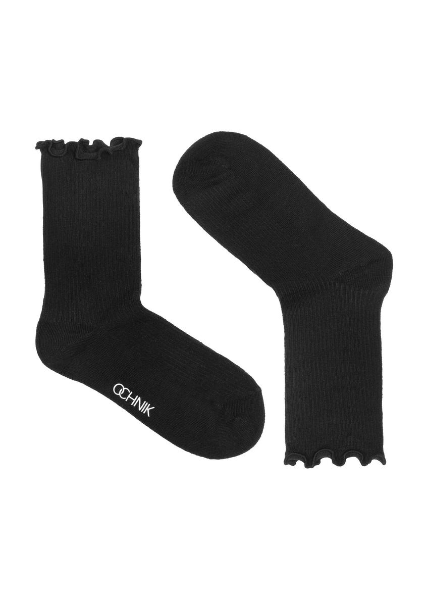 Women's socks with frill SKADT-0060A-99(Z24)-01