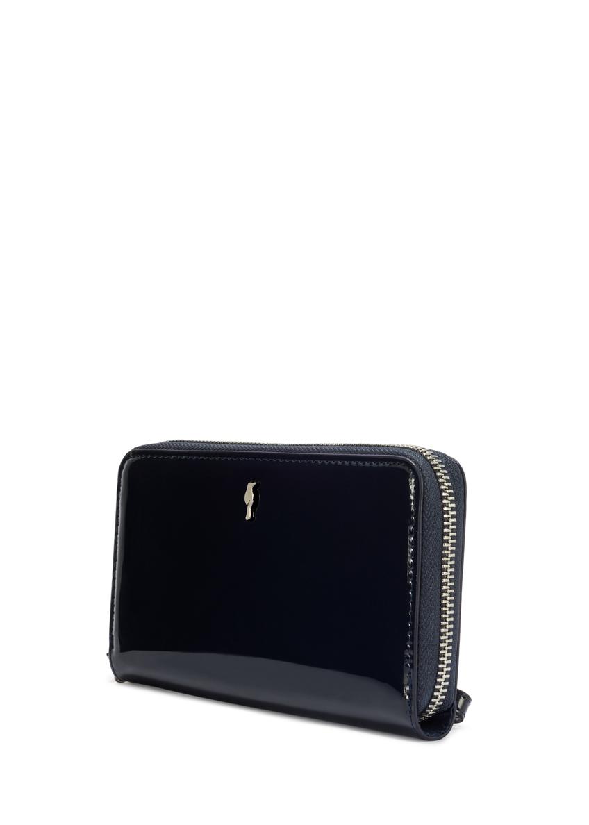 Large navy blue women's wallet POREC-0418-69(Z25)