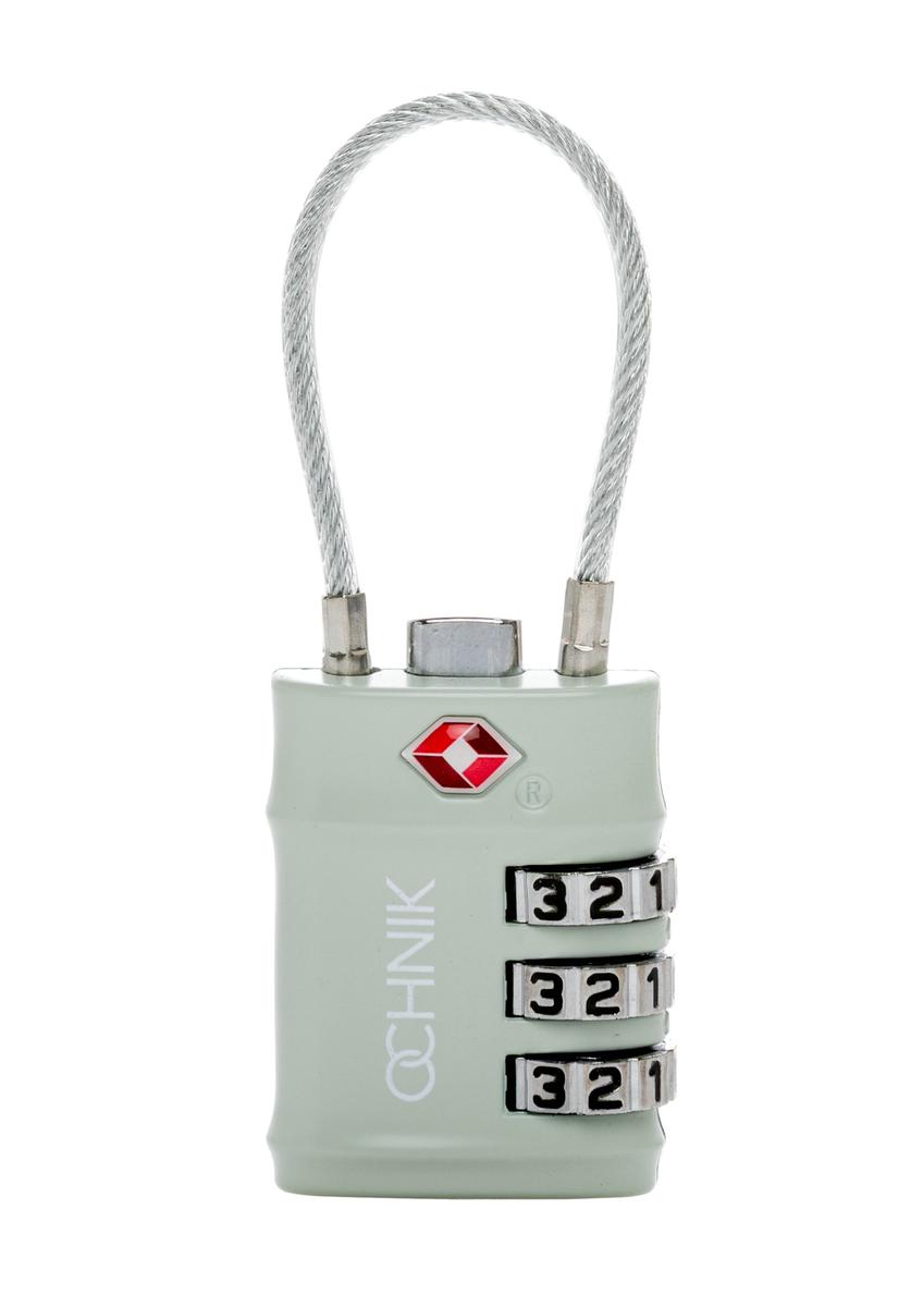 Sage TSA Combination Padlock AW-015-0007-8F(W26), front product view on white background.