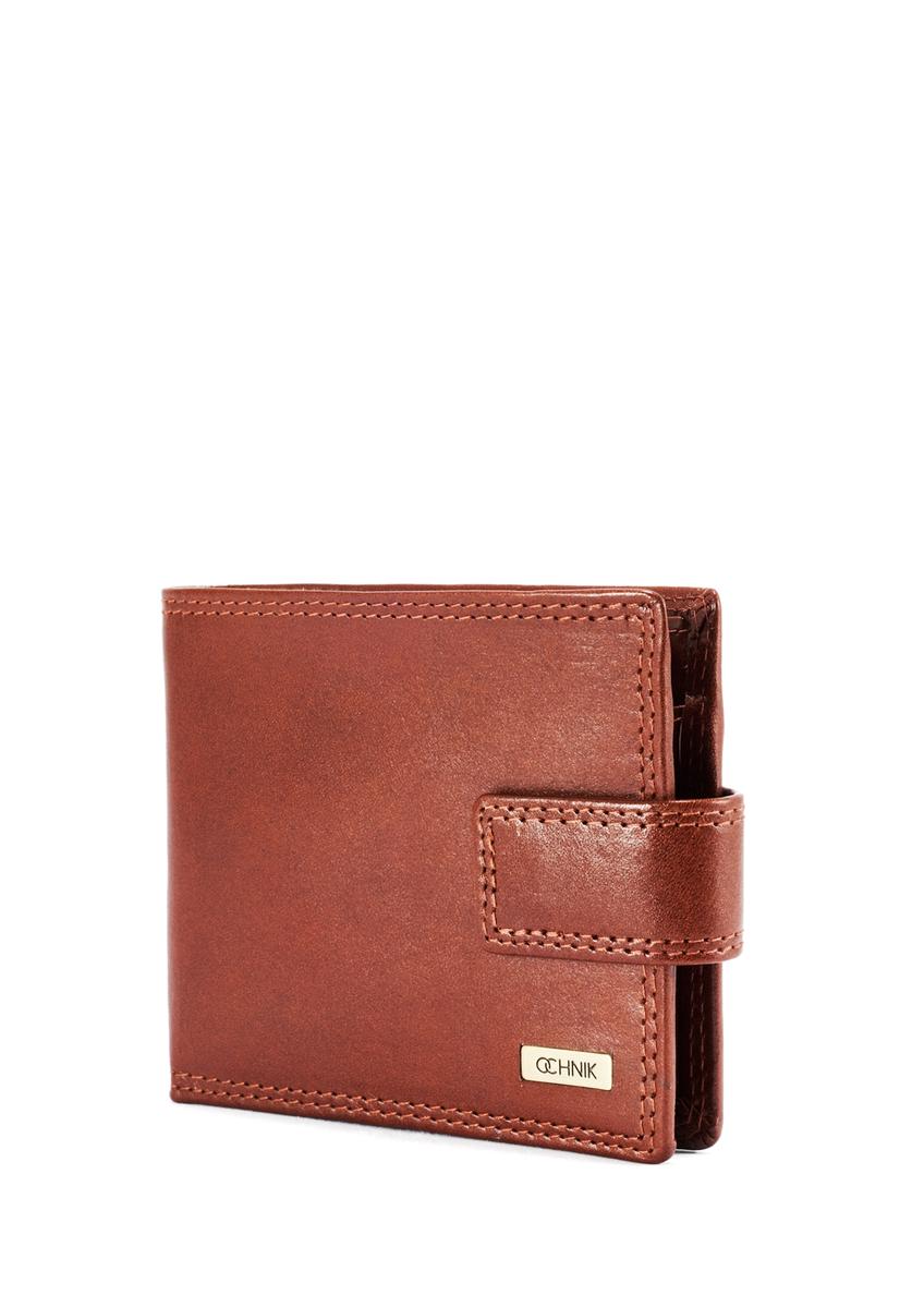 Men's brown leather wallet PL-105-87(KS)