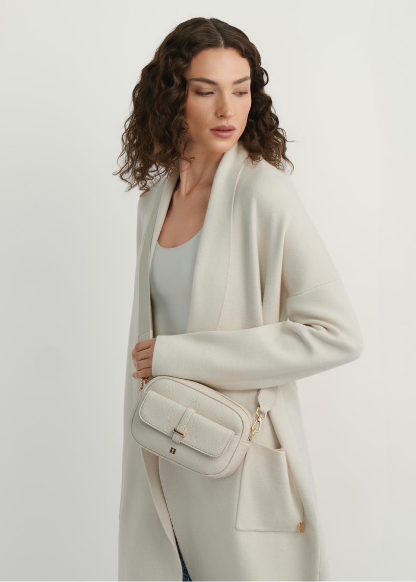 Small cream women's handbag TOREC-1174-0B(W26)