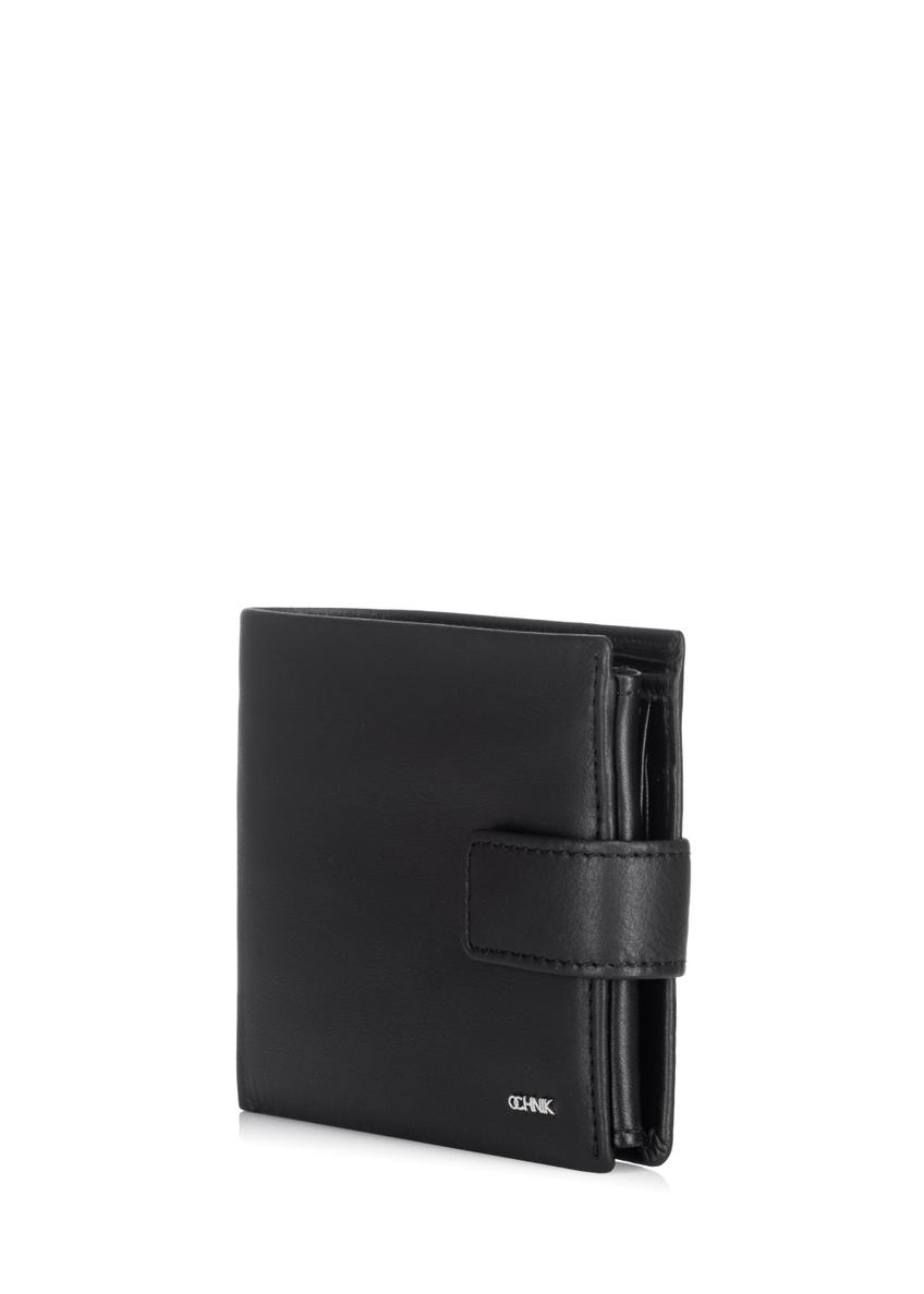 Black leather men's wallet PORMS-0409A-99(Z24)