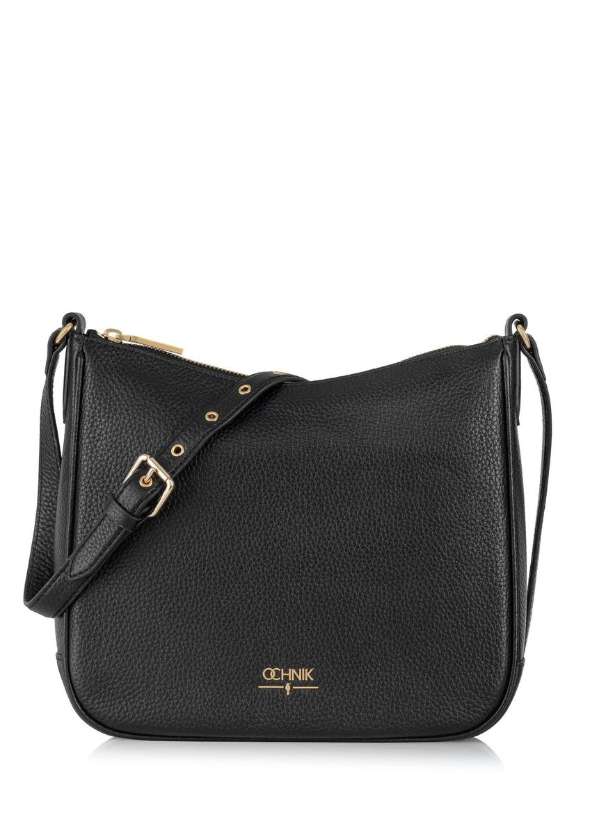 Black leather women's shoulder bag TORES-1041-99(Z24)-01