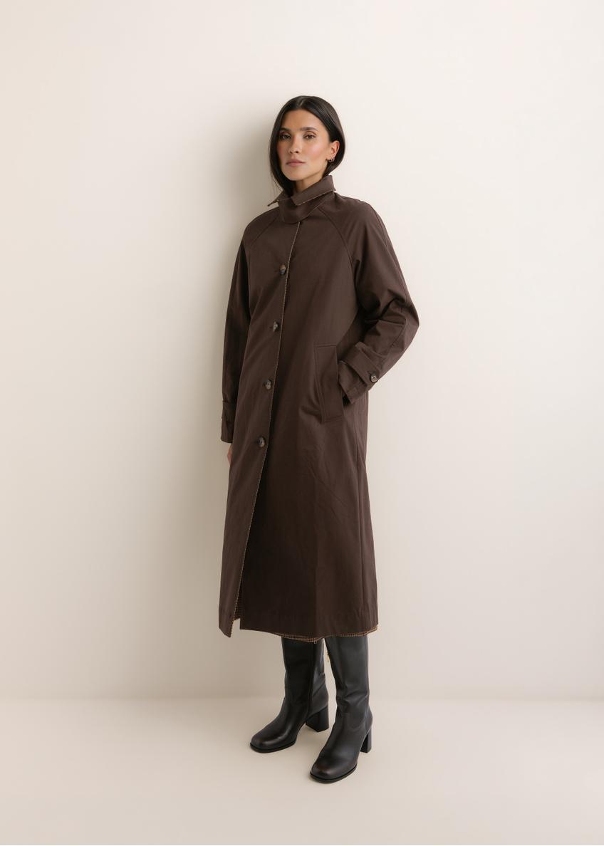 Women's double-sided coat with vest KURDT-0674-1H(Z26)