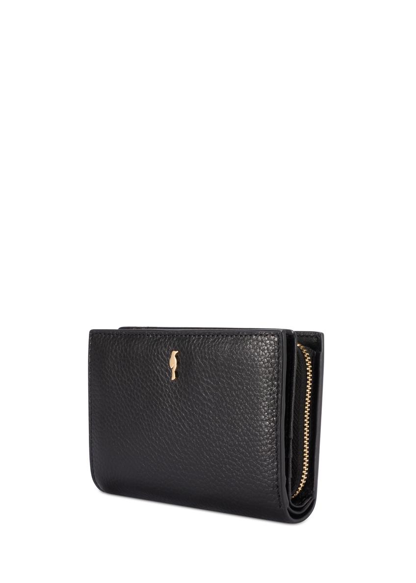 Black leather women's wallet PORES-0980R-9I(W26)