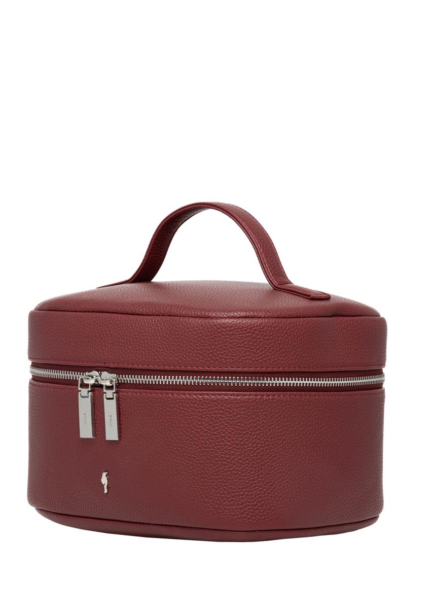 Red round women's cosmetic bag TOREC-0919-4C(Z26)