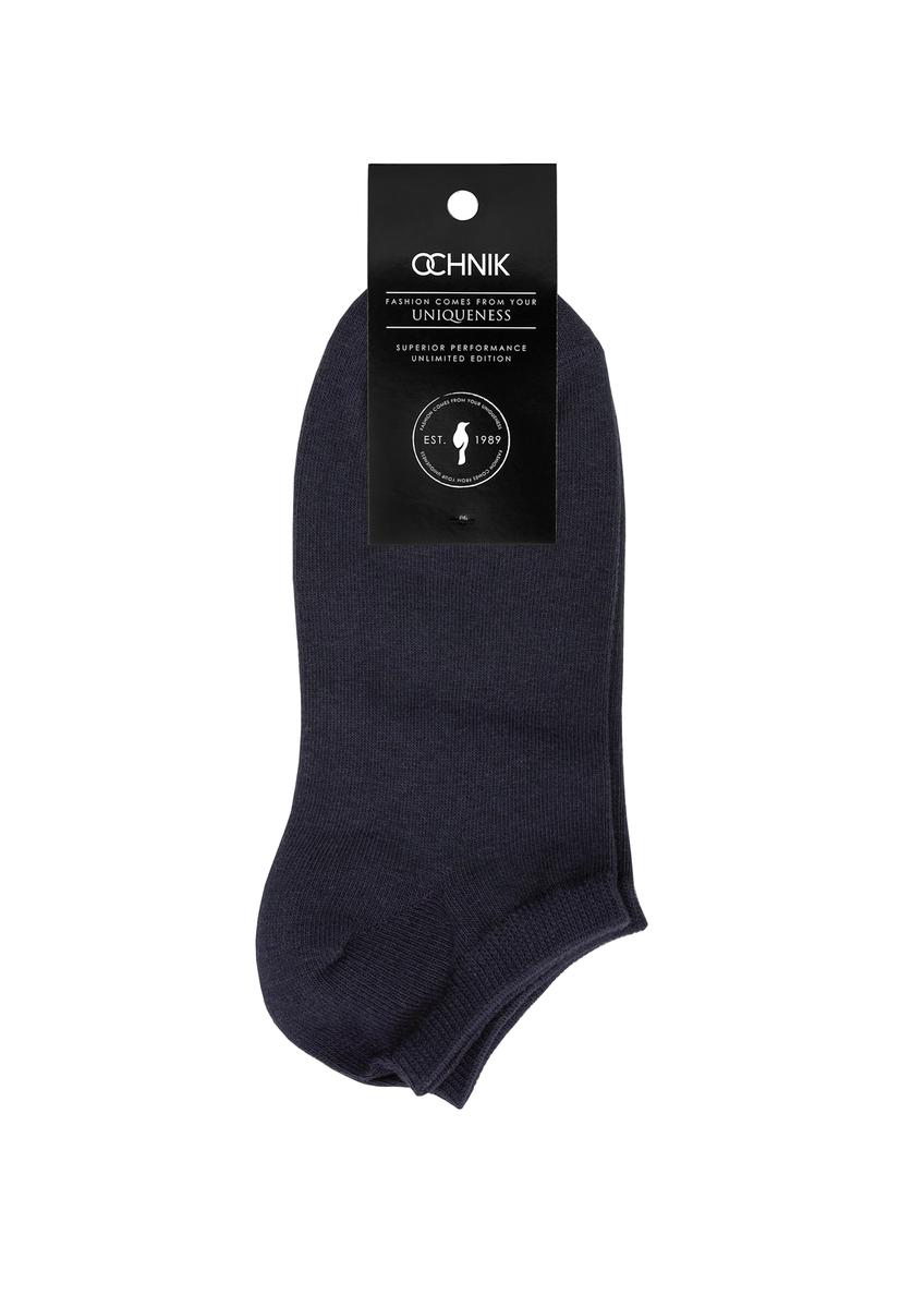 Short navy blue men's socks SKAMT-0151B-69(W25)