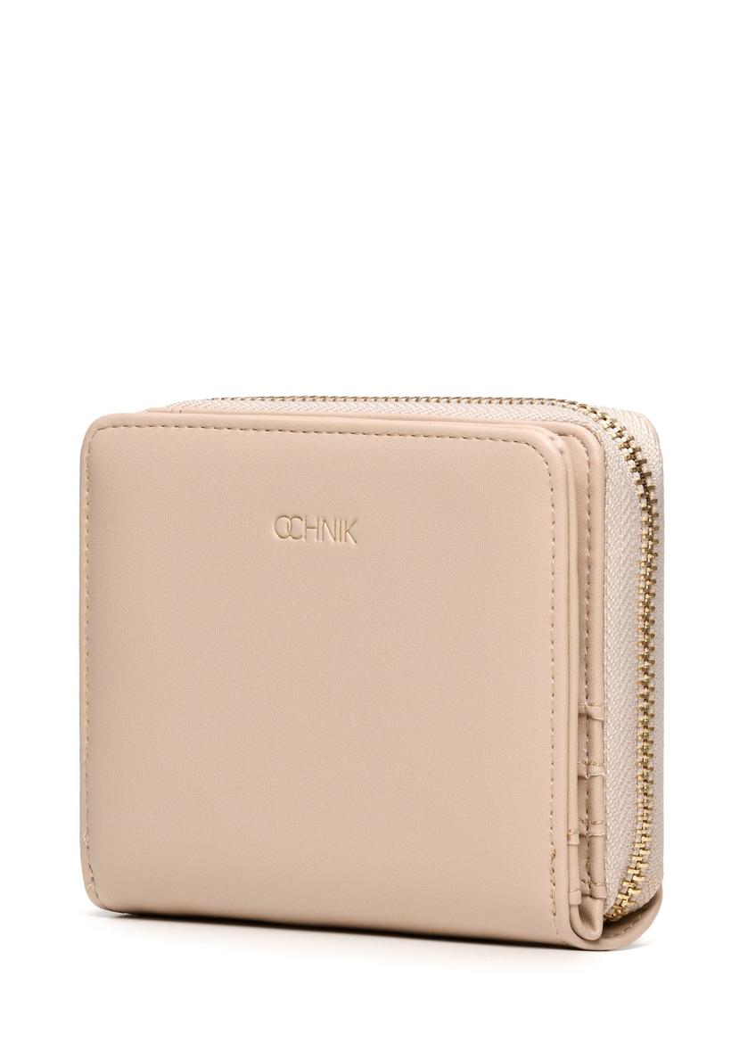 Beige small women's wallet POREC-0399A-1B(Z26)