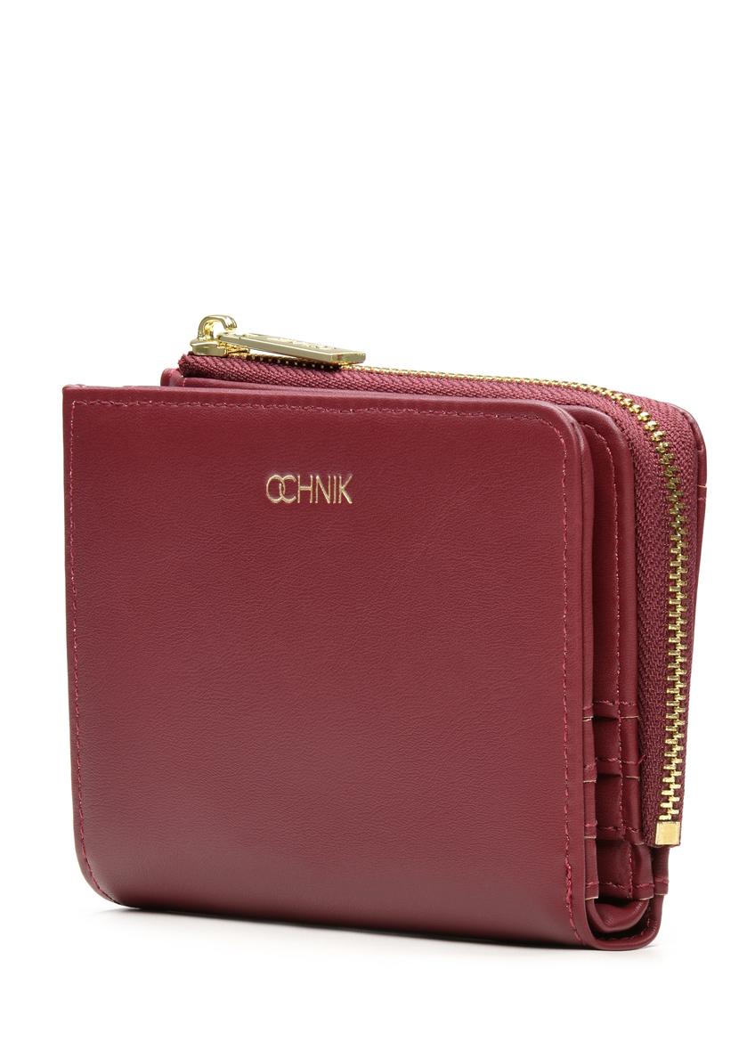 Burgundy small women's wallet POREC-0400A-49(Z25)