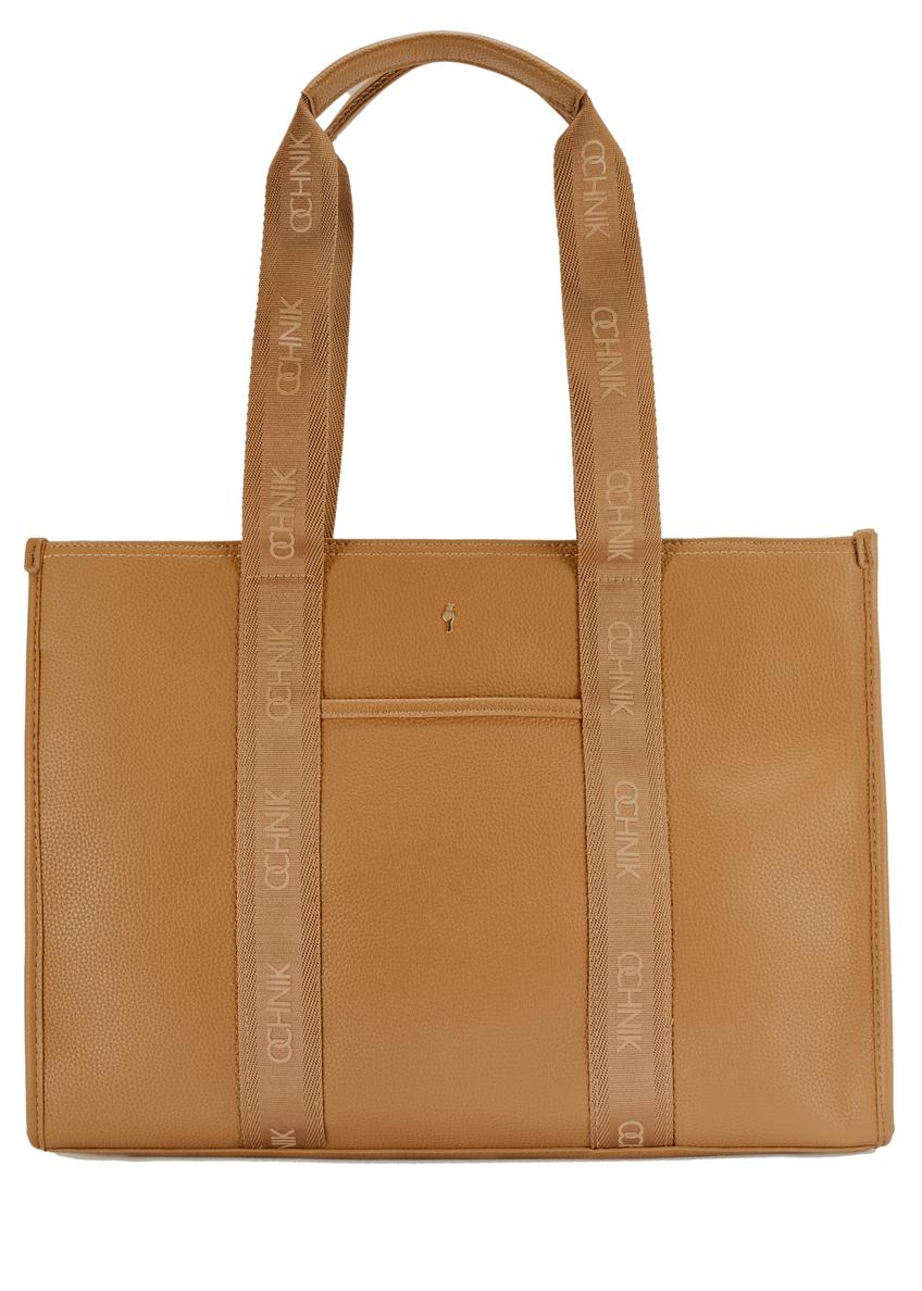 Large camel shopper bag TOREC-0977A-24(Z25)