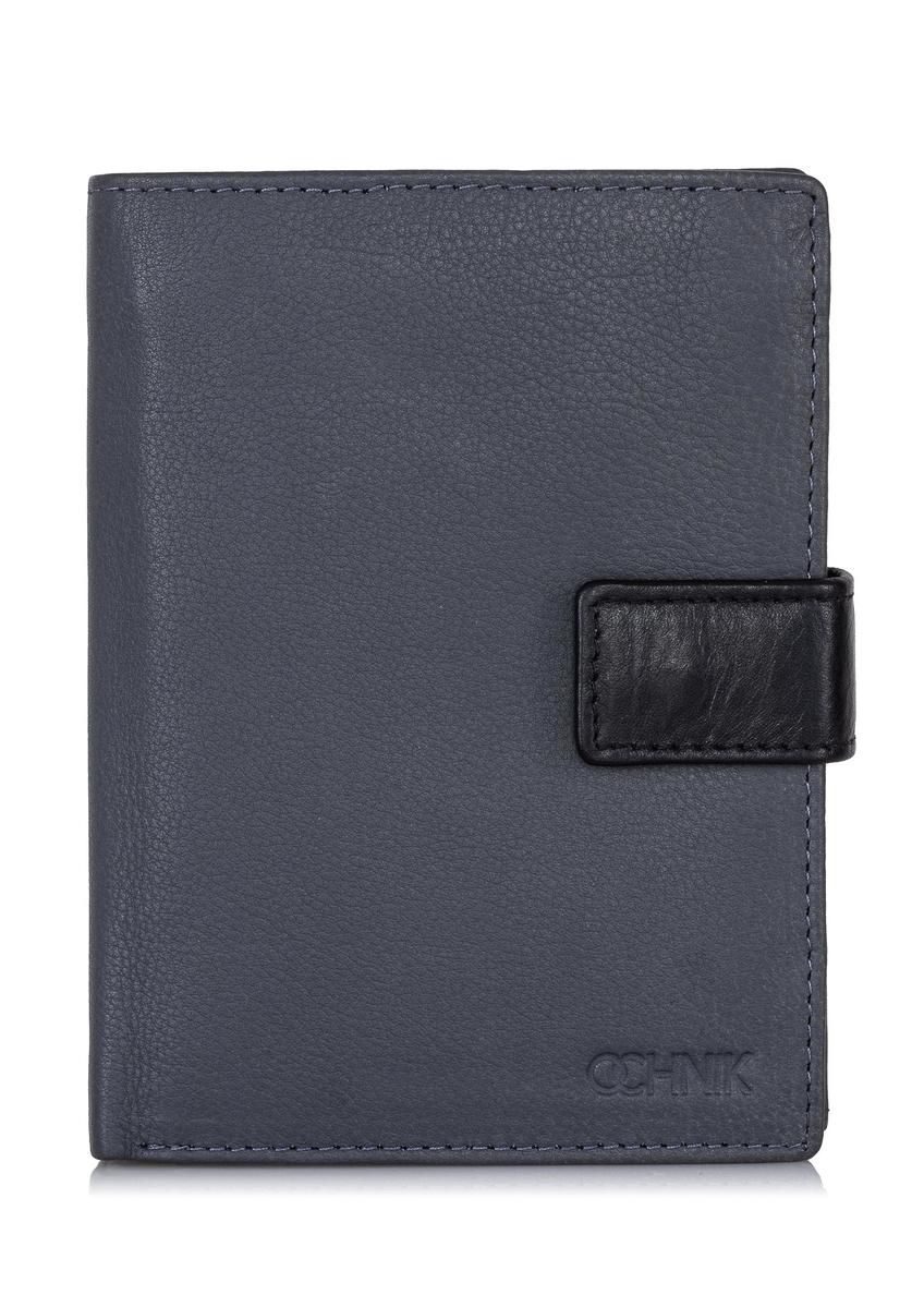 Graphite leather men's wallet PORMS-0543-95(Z23)-01